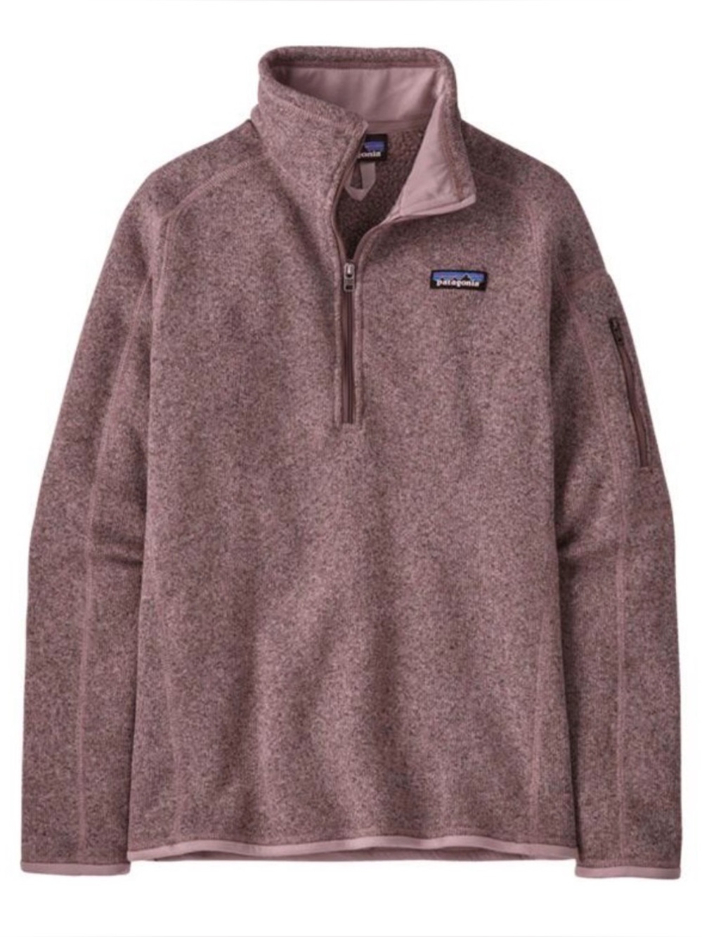 PATAGONIA BETTER SWEATER 1/4 ZIP WOMEN'S - STORMY MAUVE